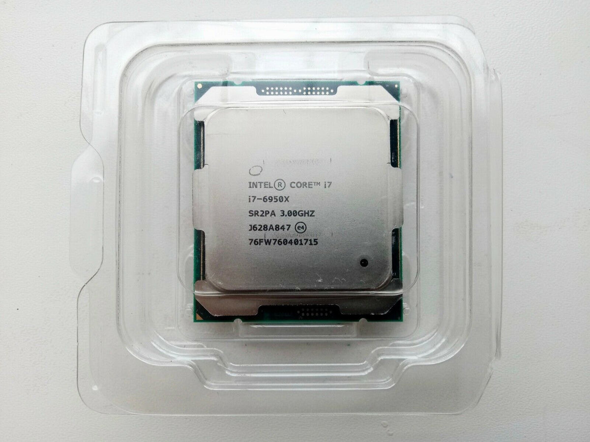 Used Intel Core I7-6950X Extreme Edition CPU - 10 Cores, 3.0GHz, LGA2011-3 Socket