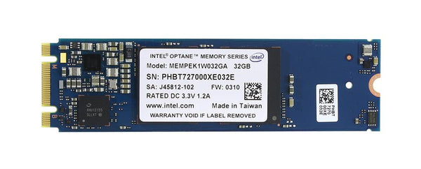 Intel Optane 32GB M.2 2280 PCIe NVMe 3.0 x2 Memory Module/System Accelerator MEMPEK1J032GA01 / MEMPEK1W032GAXT