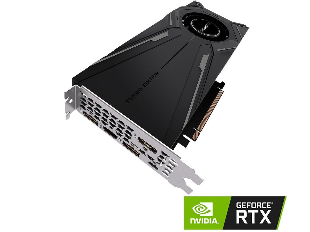 GIGABYTE 8GB GeForce RTX 2080 TURBO OC 8G Graphics Card, Turbo