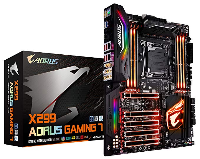 Gigabyte X299 AORUS Gaming LGA 2066 Intel X299 SATA