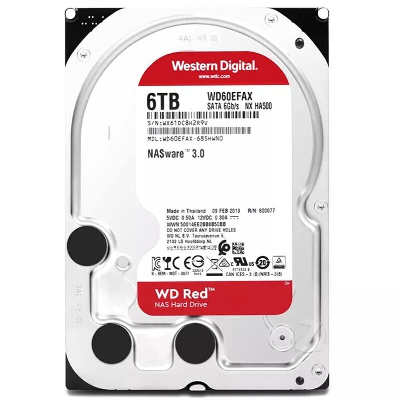 Western Digital Red 6TB Intellipower Sata 6.0 Gb/S 64Mb 3.5