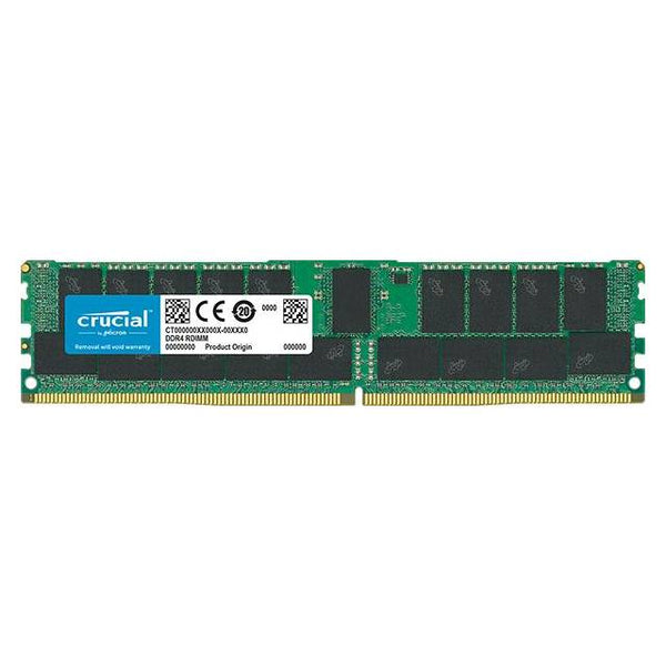 Crucial 32GB 4Gx72 DDR4-2400 ECC/REG CL17 Server Memory - CT32G4RFD424A.