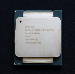 Intel Xeon E5-2670V3 12 Core 2.30Ghz 30MB Socket LGA2011-3 Smart Cache 9.60 GT/S QPI TDP 120W (SR1XS) Server Processor.