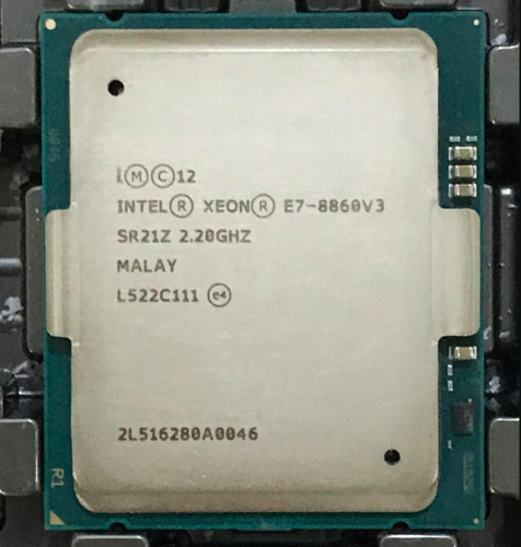 Intel Xeon E7-8860V3 16C, 2.2 GHZ, 40M Cache DDR4 up to 1866 MHZ Socket LGA1567 (SR21Z) Server Processor.