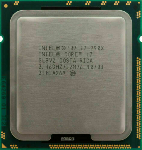 Intel Core i7-990X Extreme Edition Gulftown 3.46GHz LGA 1366 130W (SLBVZ) Six-Core Desktop Processor