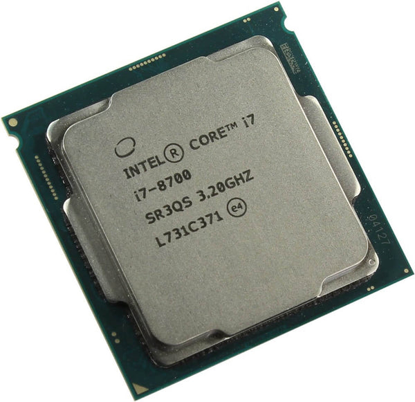 Intel Core i7-8700 (SR3QS) Coffee Lake 6-Core 3.2 GHz (4.6 GHz Turbo)  Socket LGA 1151 (300 Series) 65W Intel UHD Graphics 630 (SR3QS) Desktop