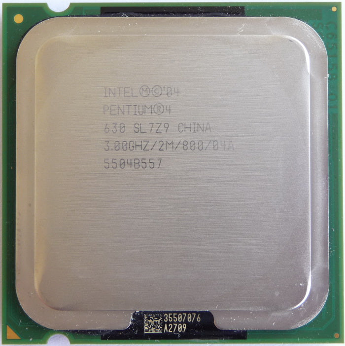 Intel 630 Pentium 4 -3.0GHz Socket LGA775pins 2M 800FSB JM80547PG0802MM (SL7Z9 / SL8Q7) Desktop Processor