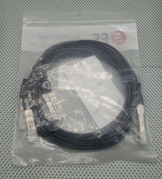 Q-4SPC03 FIBER STORE 40G QSFP+ TO 4X10G SFP+ DIRECT ATTACH CABLE 10FT