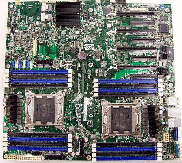 Intel S2600IP4 LGA2011 Intel C600 Chipset Server Motherboard DDR3 SAS/SATA Video Gigabit LAN (AA# G20993-303) Motherboard including IO Shield.