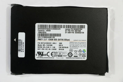 Samsung MZ-7LN1280 (Lenovo SSD0E97934) 128GB SSD 2.5" 6.0Gbps - MZ7LN128HCHP-000L1 (**Used Like New**)