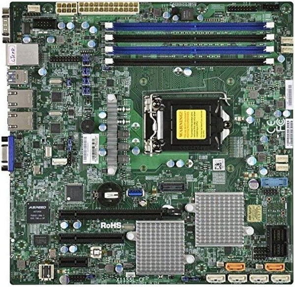***NEW***Supermicro X11SSH-CTF Socket LGA1151 C236 USB 3.0 2 x 10 Gigabit LAN Onboard Graphics uATX Server Motherboard