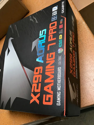 Gigabyte X299 AORUS Gaming 7 Pro LGA 2066 Intel X299 SATA 6Gb/s USB 3.1 ATX Intel Desktop Motherboard (Retail Box with Full warranty)