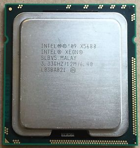 Intel Xeon X5680 3.33GHz 6 Core 6.4GT/s 12MB L3 Cache Socket LGA1366 (SLBV5) Server Processor