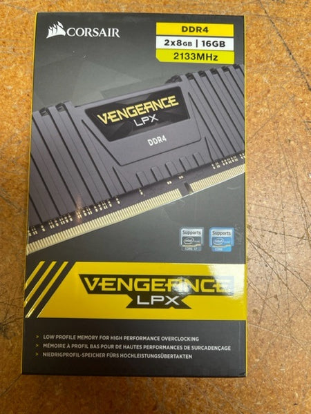 Corsair16GB Kit Vengeance LPX (2 x 8GB) DDR4 2133 (PC4 17000) Desktop Memory CMK16GX4M2A2133C13