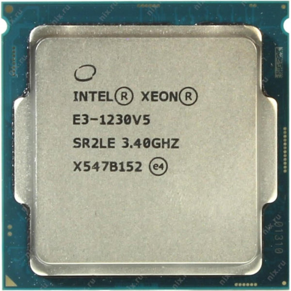 Intel Xeon E3-1230v5 SkyLake 3.4 GHz 8MB L3 Cache LGA 1151 80W  (SR2CN / SR2LE) Server Processor