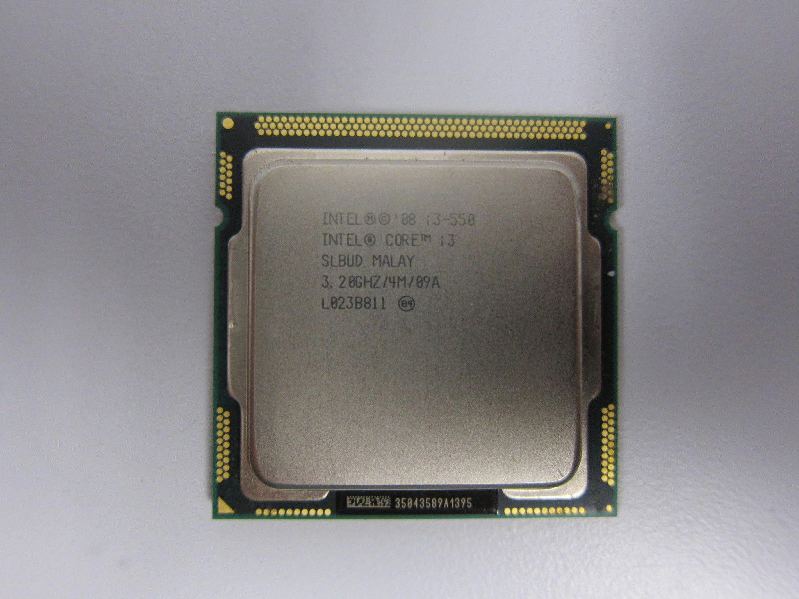 Intel i3-550 Clarkdale 3.2GHz Socket LGA 1156 73W Dual-Core (SLBUD) Desktop Processor.
