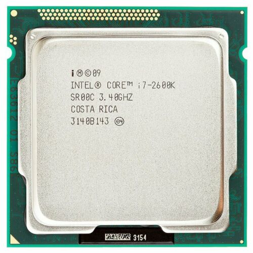 Intel Core i7-2600K Sandy Bridge 3.4GHz (3.8GHz Turbo Boost) 4 x 256KB L2 Cache 8MB L3 Cache LGA 1155 95W QC (SR00C) Desktop Processor